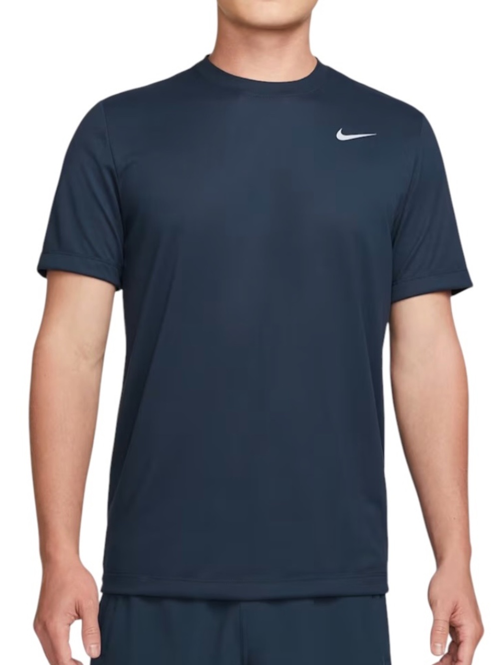 NIKE LEGEND TEE NAVY DRI-FIT SHORT SLEEVE TRAINING ATHLETIC TEE SHIRT